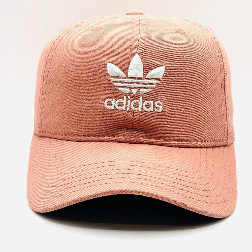 Adidas Cap Hat Corral Womens Trefoil Embroidered Logo Adjustable Strap Outdoors